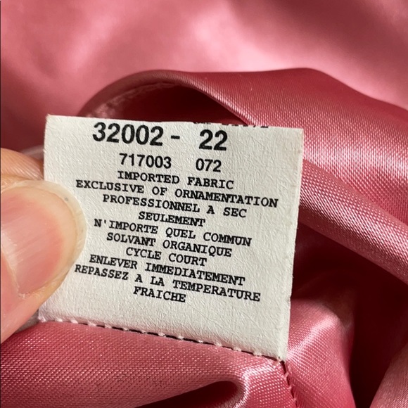 Vintage Gunne Sax pink sateen halter maxi … - Picture 8 of 12